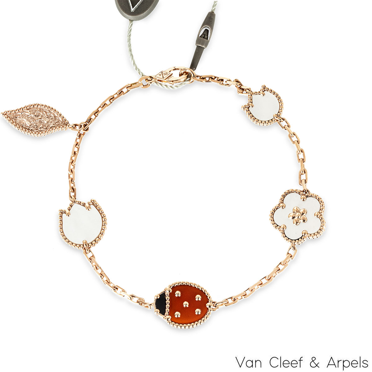Van Cleef & Arpels Rose Gold Lucky Spring Bracelet VCARP7RR00 Van Cleef & Arpels Rose Gold Lucky Spring Bracelet VCARP7RR00